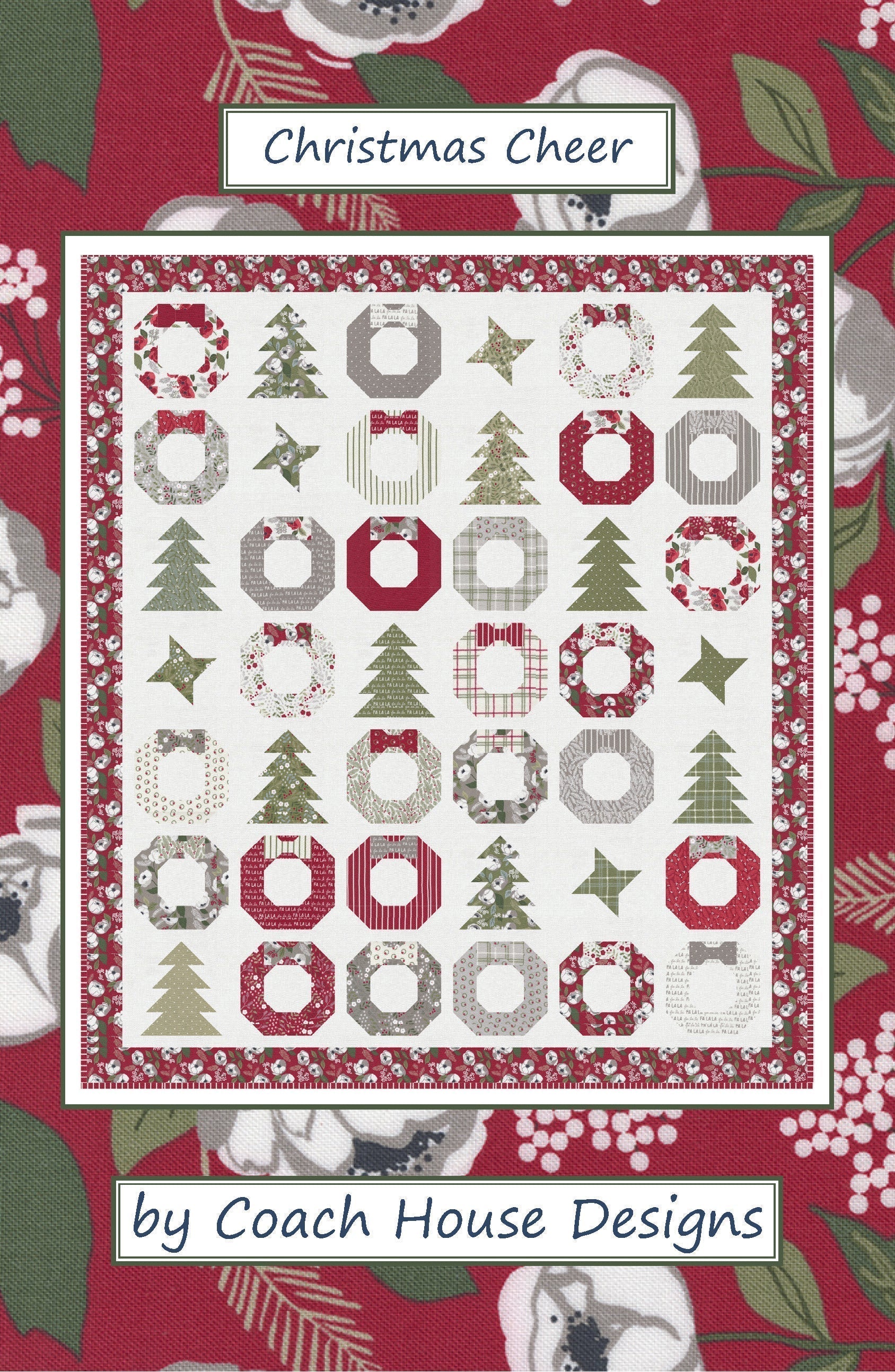 Christmas Quilting/Fabric Squares 5” - Helia Beer Co
